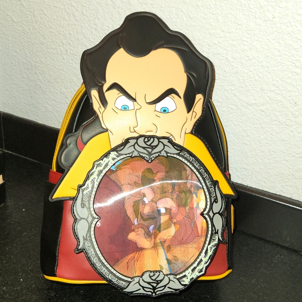 Disney Beauty & The Beast Gaston Loungefly bag NWT
